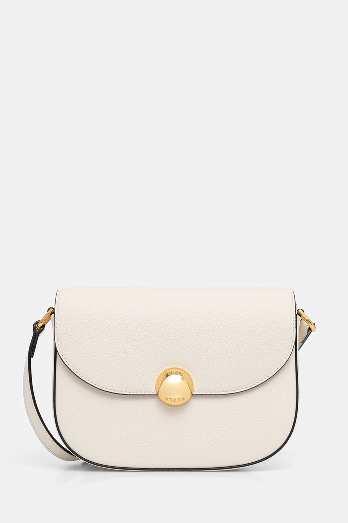 Kožna torba Furla Moonlight S bez uzorka bež WB01887.BX3036.PNN00