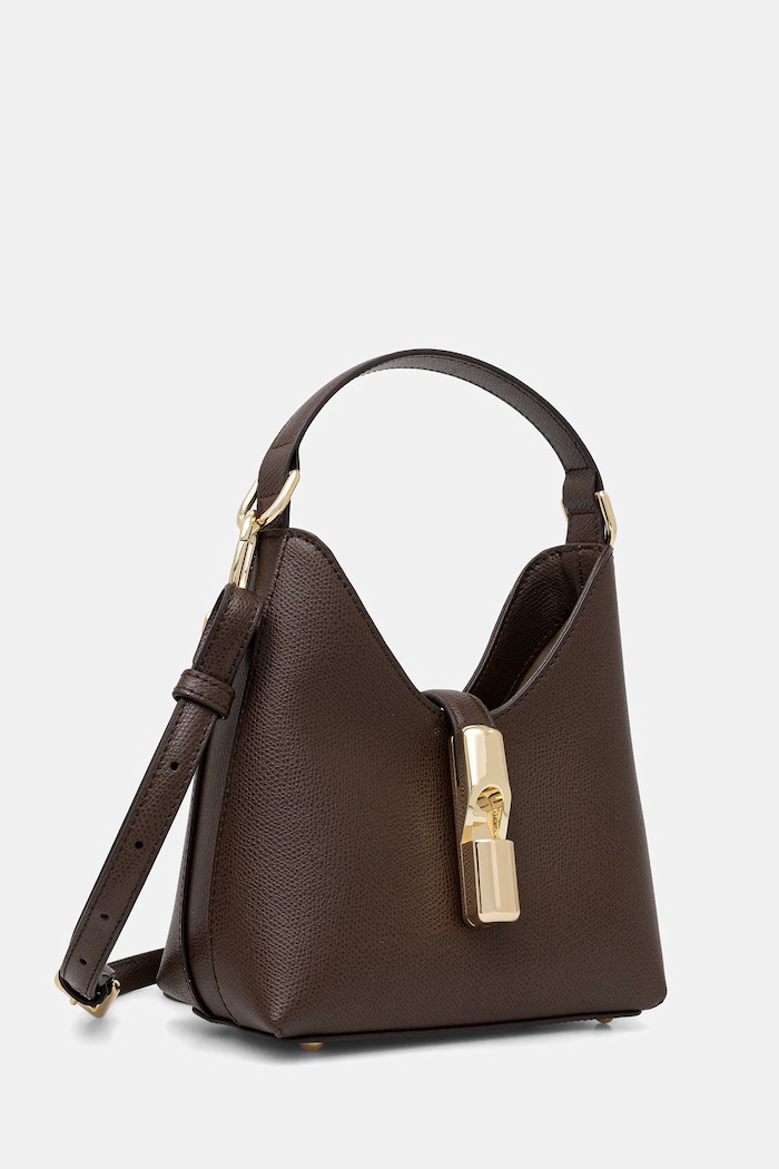 Furla torebka skórzana WE00876.ARE000.4284S brązowy SS26