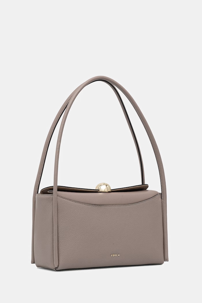 Kožená kabelka Furla Nicole M Boston Bag WB01883.BX4296.3624S hnedá SS26