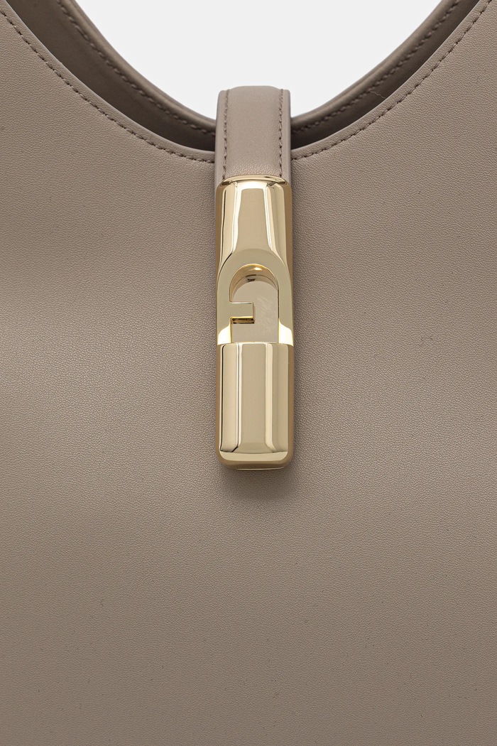 Kožna torba Furla Goccia M WB01499.BX3104.4488S bež