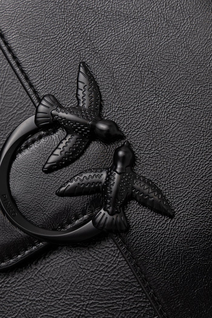 Pinko geantă de piele negru 100066.A315