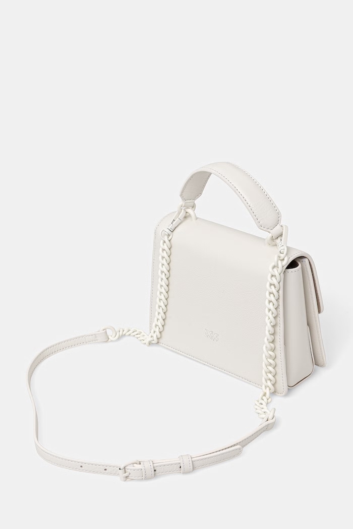 Accesorii Pinko geantă de piele 100071.A315 bej