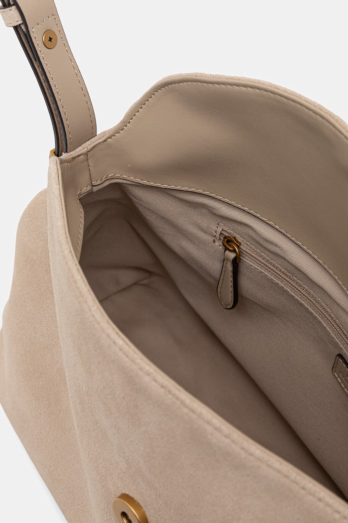 Pinko torebka damska zamszowa Horizontal 105049.A0F6 beżowy