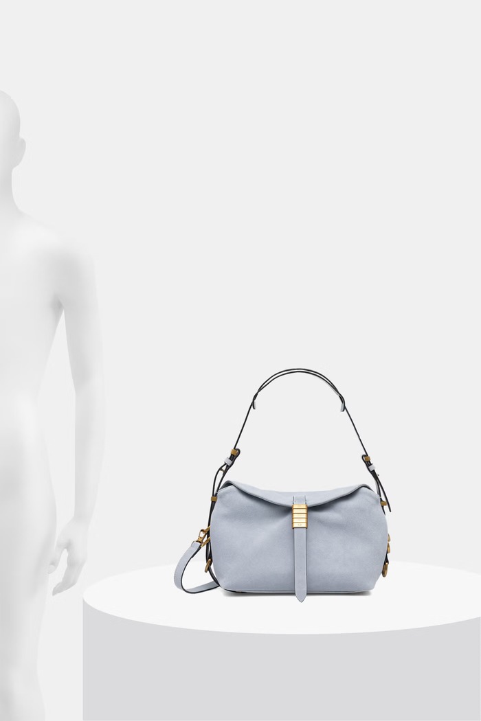Pinko geantă crossbody pentru femei, din piele întoarsă Horizontal 105895.A0F6