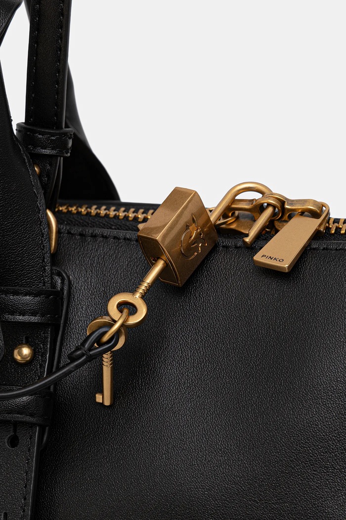 Δερμάτινη τσάντα Pinko Horizontal Pinko 106169.A0QO μαύρο