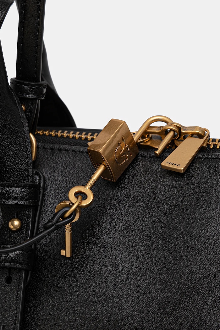 Δερμάτινη τσάντα Pinko Horizontal Pinko 106169.A0QO μαύρο