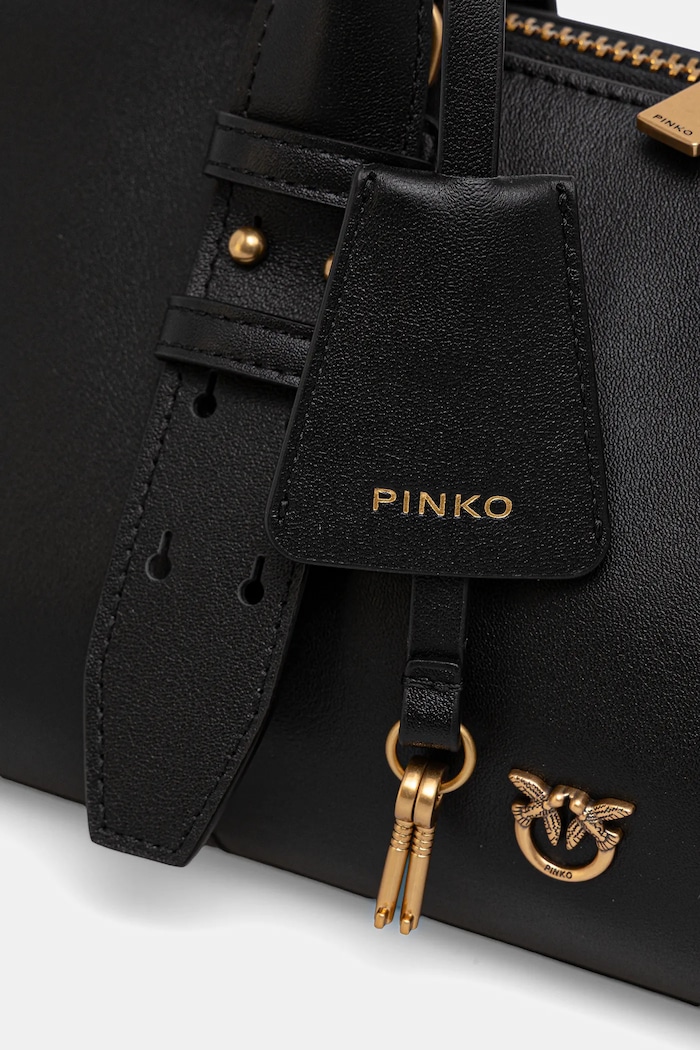 Δερμάτινη τσάντα Pinko Horizontal Pinko μαύρο 106169.A0QO