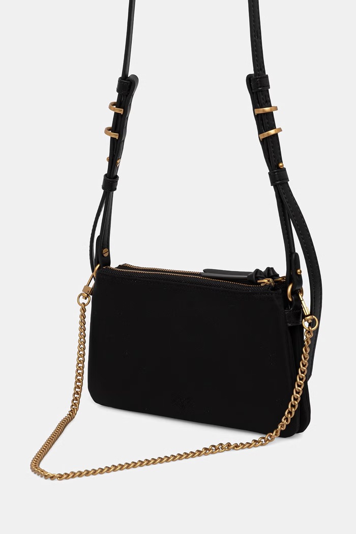 Doplnky Pinko crossbody kabelka dámska 105359.A358 čierna