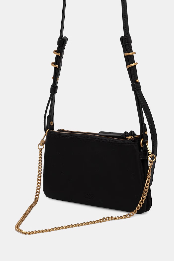 Doplnky Pinko crossbody kabelka dámska 105359.A358 čierna