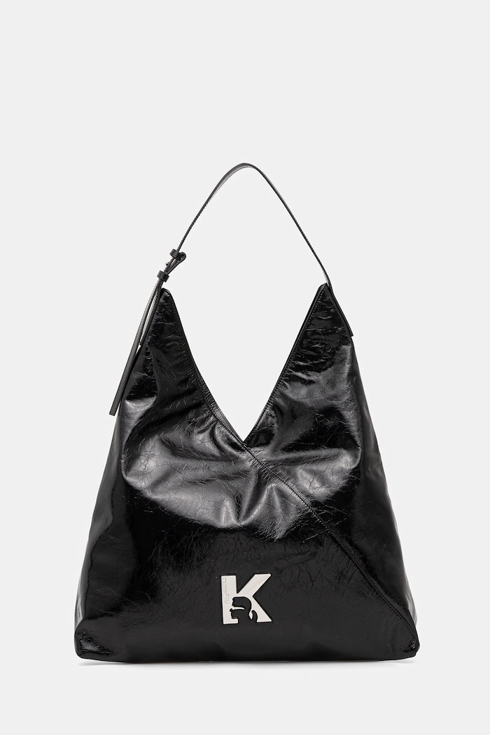 Accessori Karl Lagerfeld Jeans borsa a mano in pelle B1W30184 nero