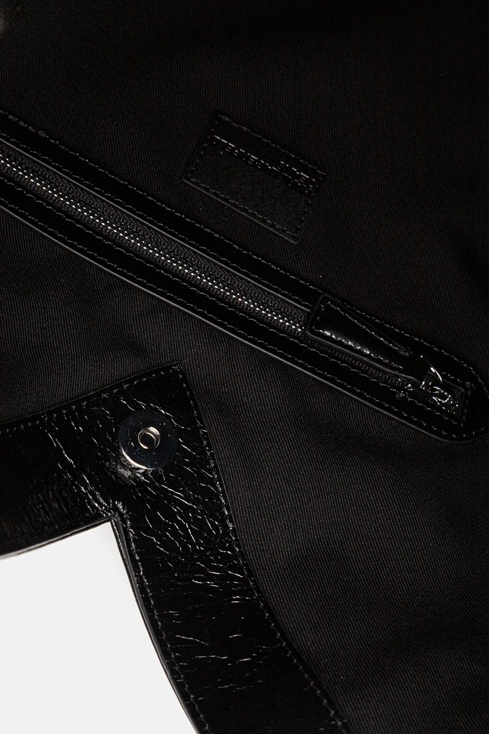 Karl Lagerfeld Jeans borsa a mano in pelle B1W30184 nero