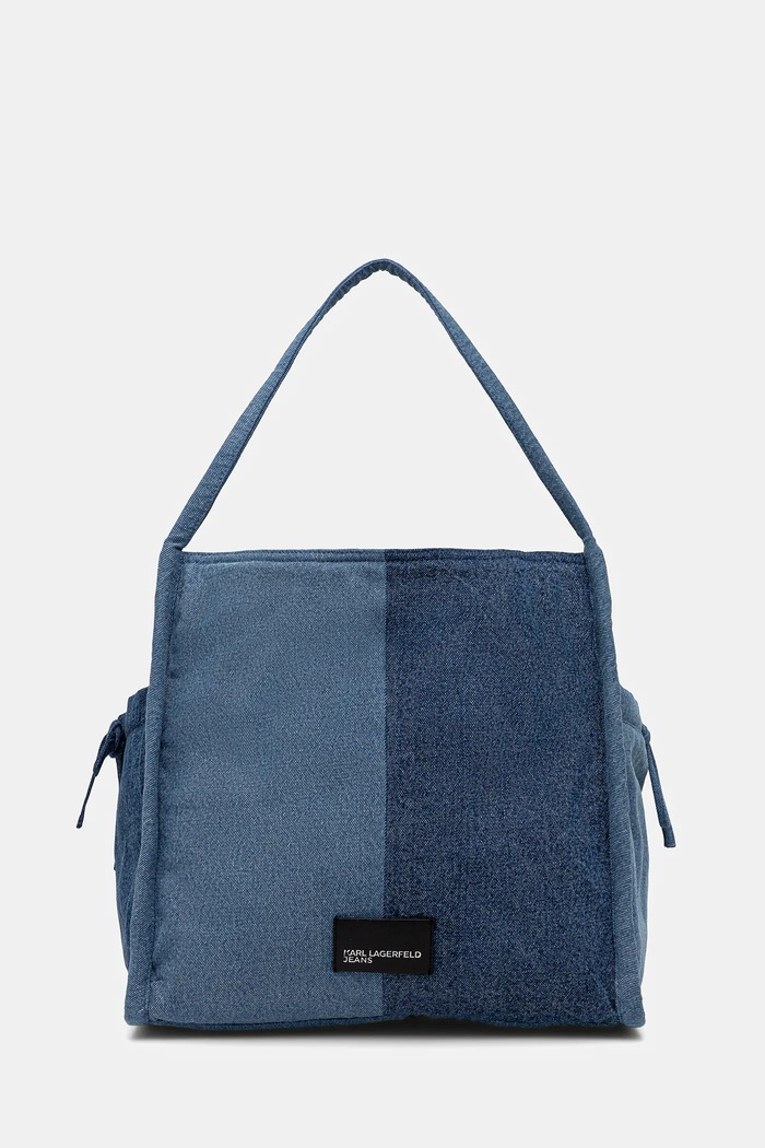 Karl Lagerfeld Jeans geantă de blugi uni albastru B1W50007