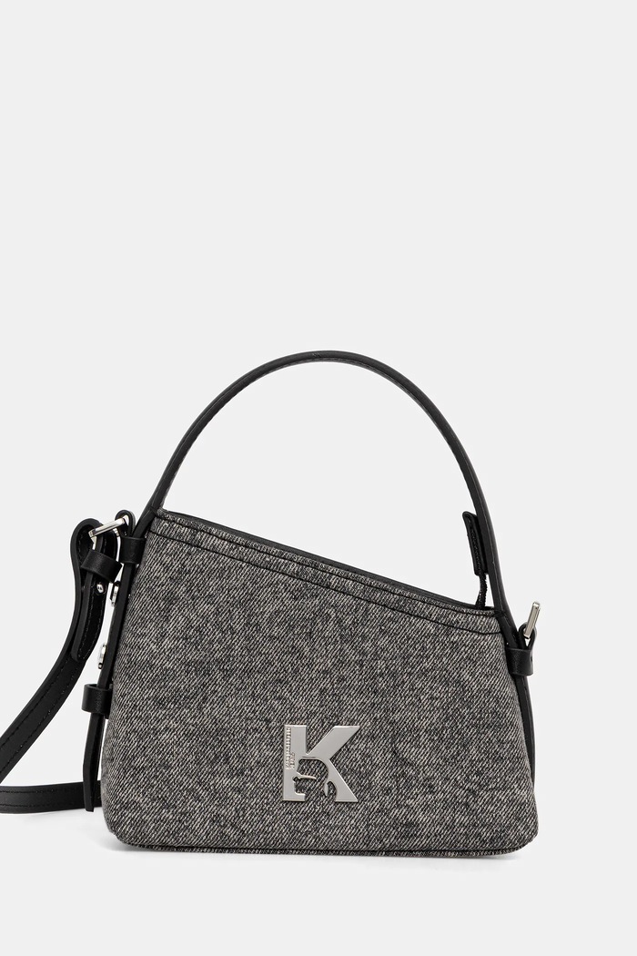 Τσάντα Karl Lagerfeld Jeans υφασμάτινο μαύρο B1W30190