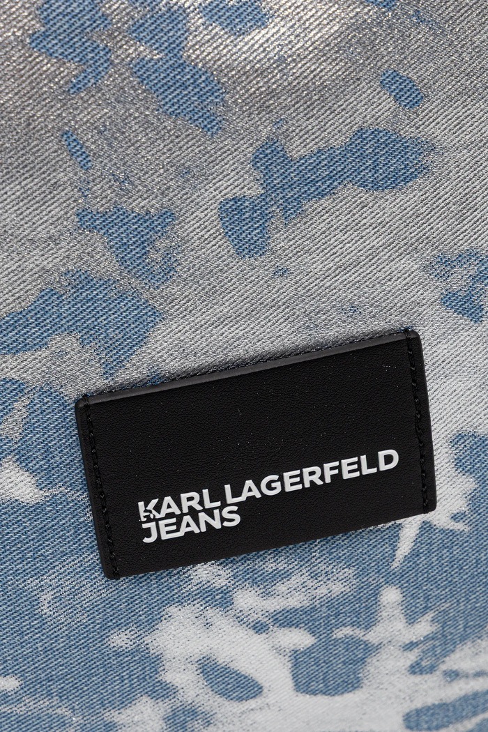 Kabelka Karl Lagerfeld Jeans B1W30177 modrá