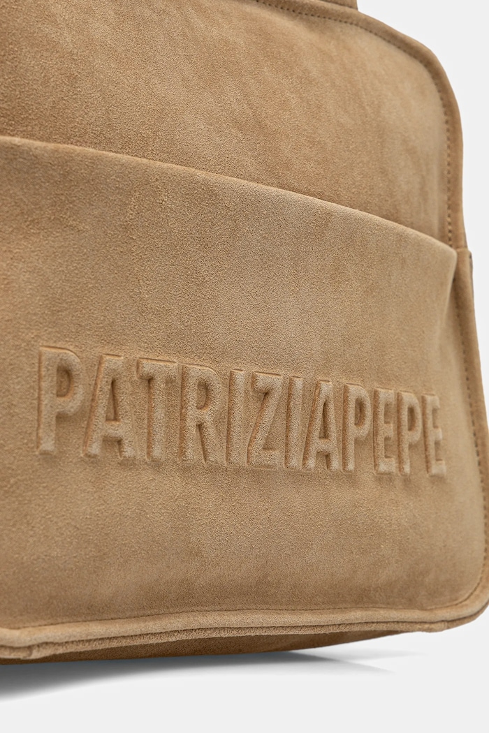Patrizia Pepe velúr táska bézs 2B0125.L152