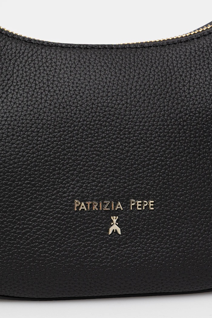 Patrizia Pepe bőr táska fekete 8B0310.L001