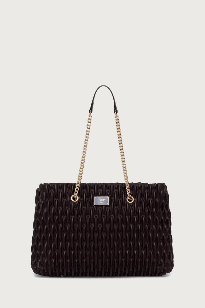 Joop! Torebka shopper damska z imitacji skóry Ruga Niecy brązowy 4130001073