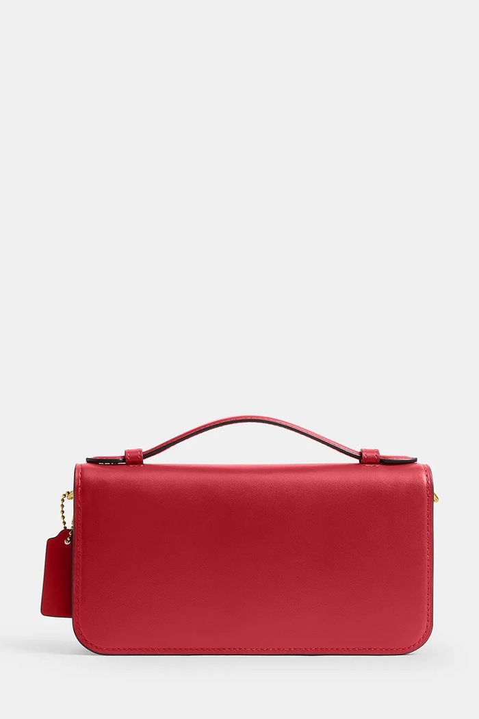 Coach torebka crossbody damska skórzana Elora Top Handle CCY30 czerwony SS26