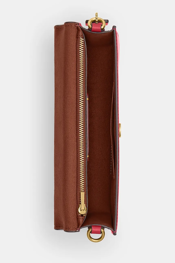 Coach torebka crossbody damska skórzana Elora Top Handle CCY30 czerwony