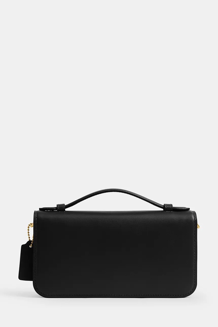 Coach crossbody torbica ženska usnjena Elora Top Handle CCY30 črna SS26