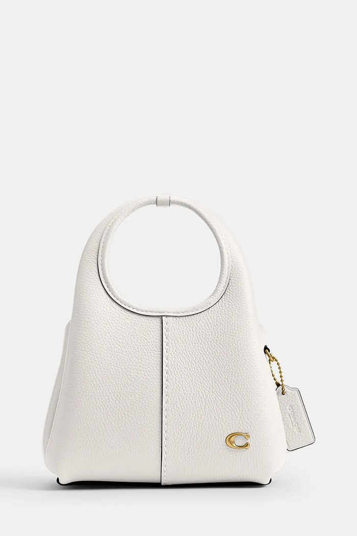 Coach torebka crossbody damska skórzana Lana 19 biały CCY32