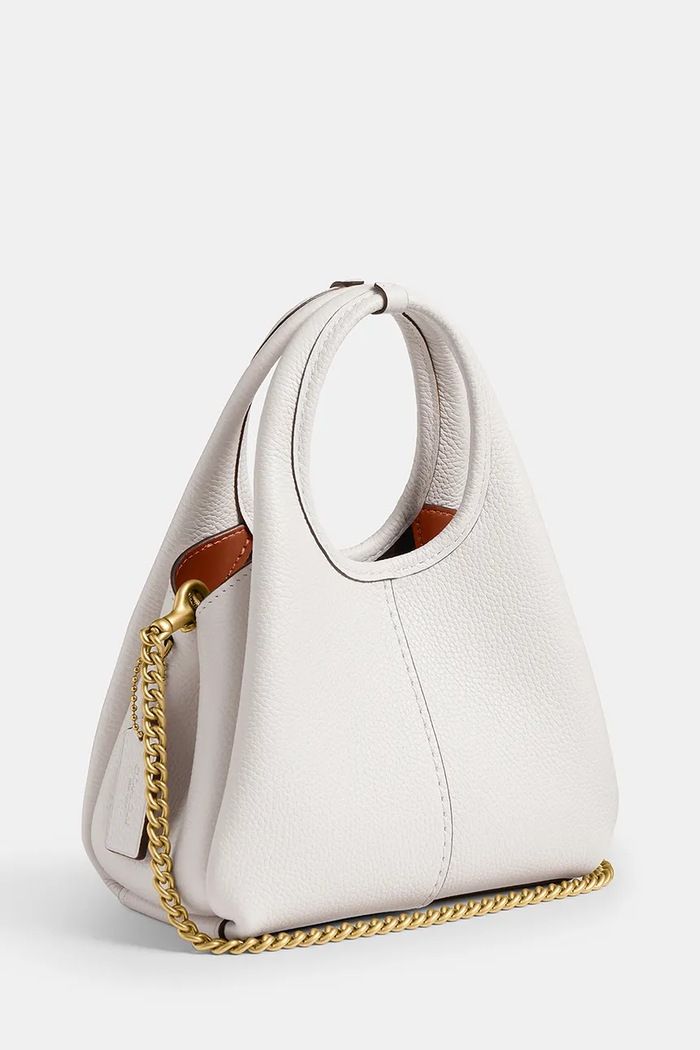Akcesoria Coach torebka crossbody damska skórzana Lana 19 CCY32 biały