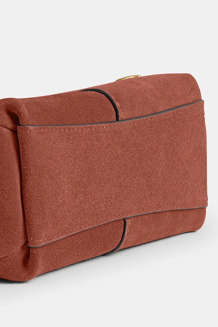 Coach geantă crossbody pentru femei, din piele întoarsă Suede Lana Shoulder Bag 19 CCY33