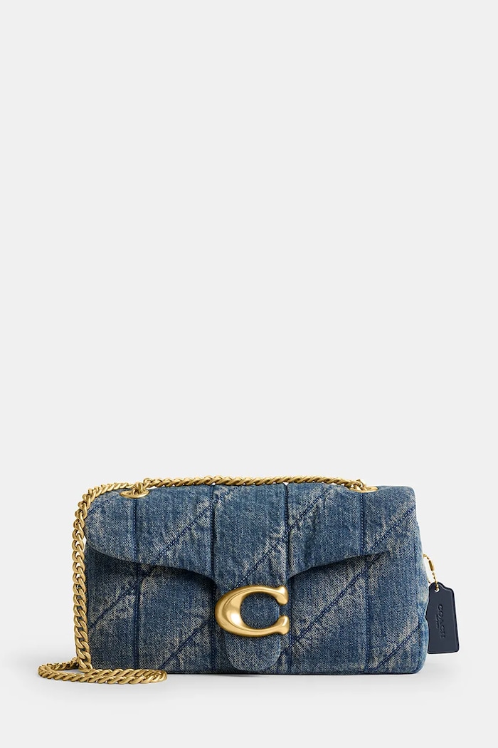Torbica Coach Tabby 26 Tekstil modra CCX38