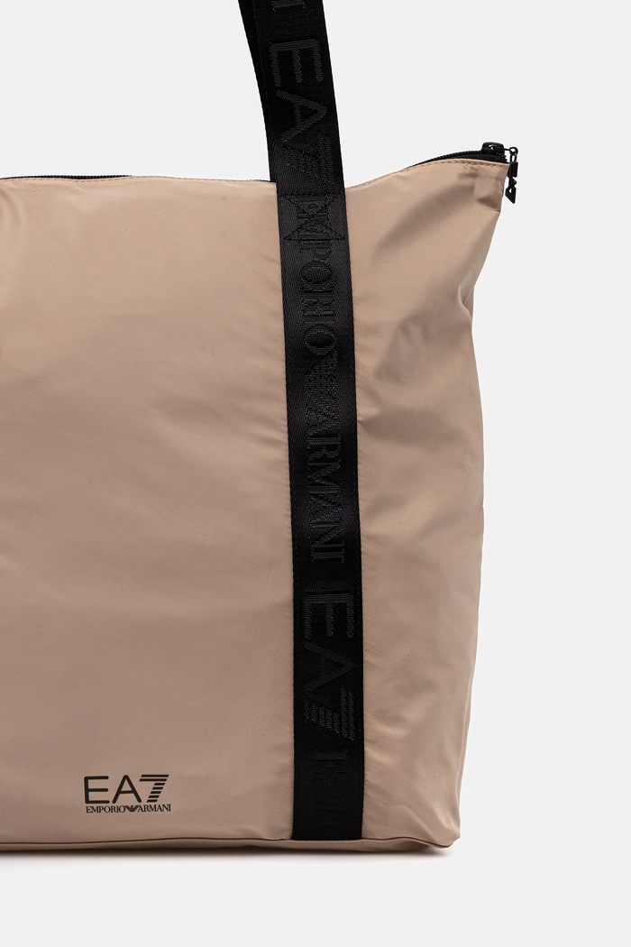 Doplňky EA7 Emporio Armani nákupní taška dámská AF22280.7W001476 béžová