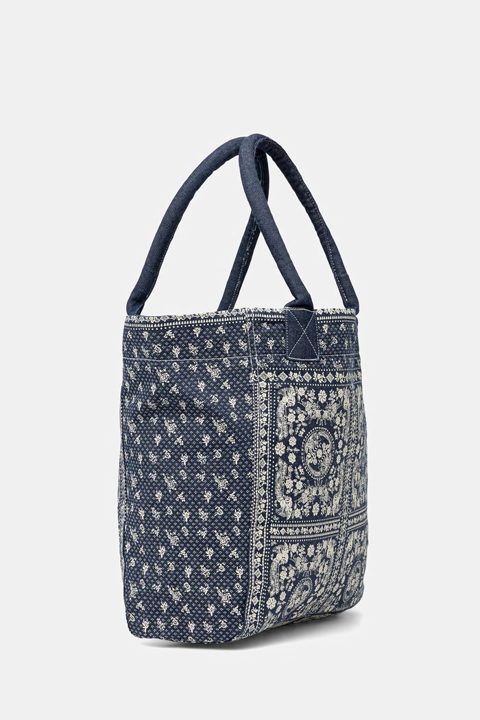 Hoss Intropia geantă shopper pentru femei, din denim 2053140 albastru SS26