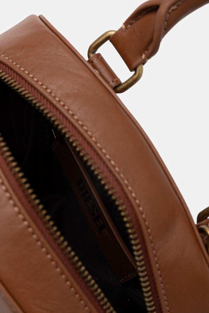 Diesel kabelka dámska kožená 1DR 2.0 RDR DOME X10369.P8765 hnedá