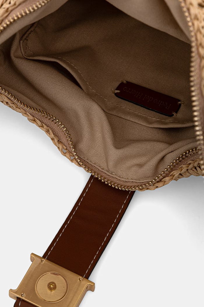 Pedro del Hierro shopper női fonott 1113596 bézs