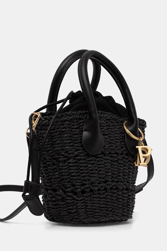 Pedro del Hierro női fonott táska 1113601 fekete SS26