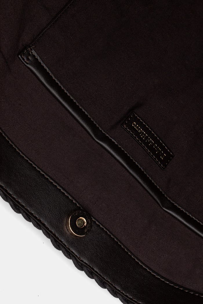 Pedro del Hierro Kabelka typu shopper dámska bavlnená 1113591 čierna