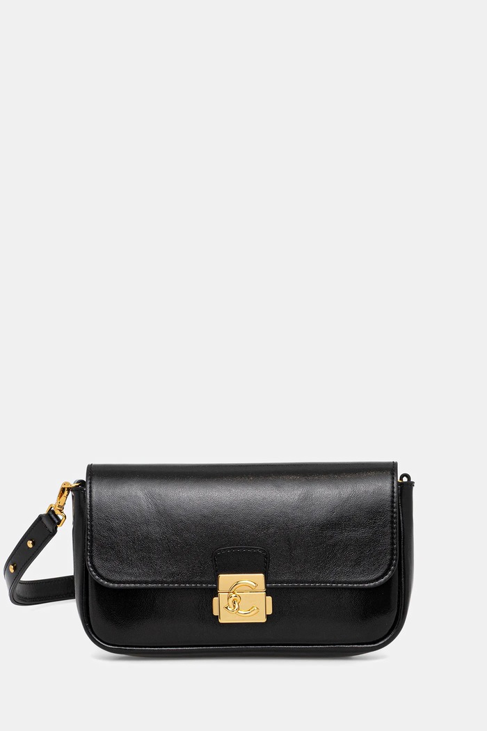 Coccinelle poșetă de piele E5.U4M.52.01.01 negru SS26