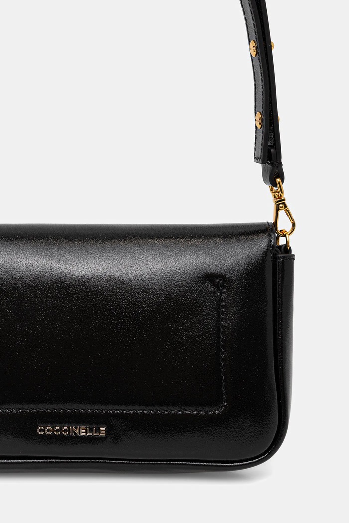 Coccinelle poșetă de piele negru E5.U4M.52.01.01