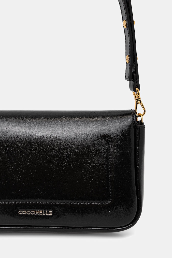 Coccinelle poșetă de piele negru E5.U4M.52.01.01
