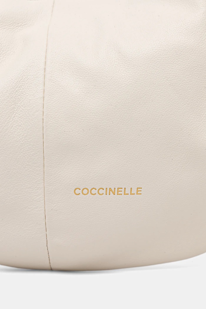 Coccinelle poșetă de piele FUROSHIKI bej E1.U1A.13.03.01