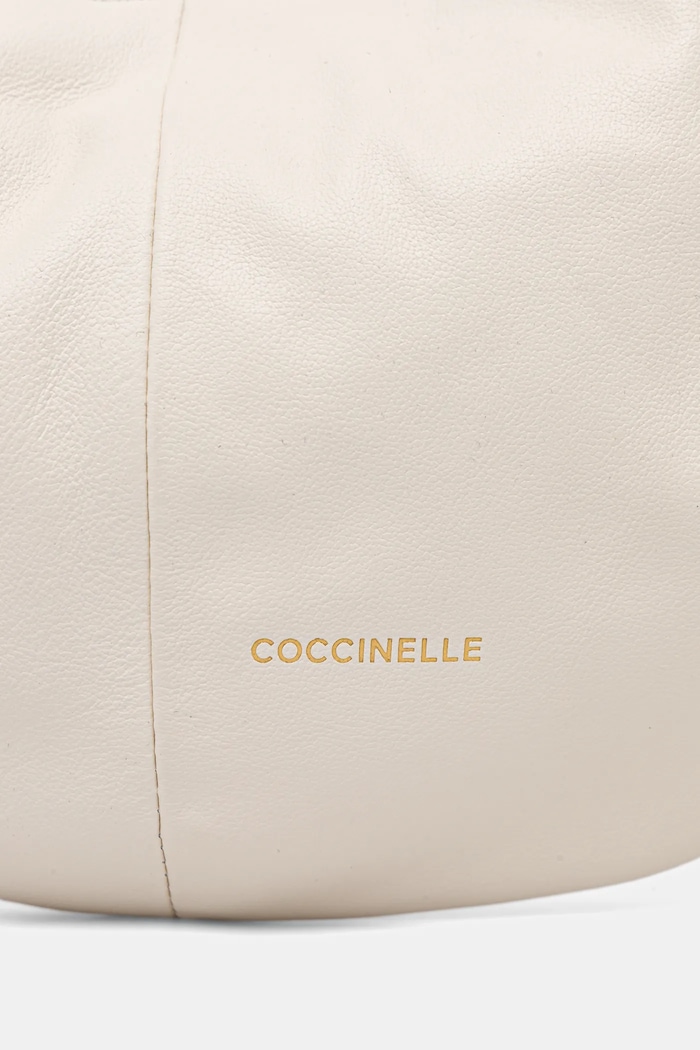 Coccinelle poșetă de piele FUROSHIKI bej E1.U1A.13.03.01