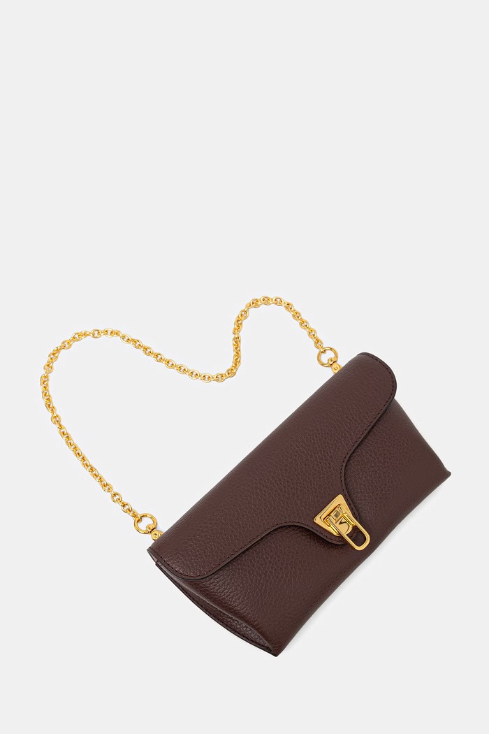 Coccinelle torebka shopper damska skórzana DOUBLE BEAT E1.T8A.11.03.01 fioletowy