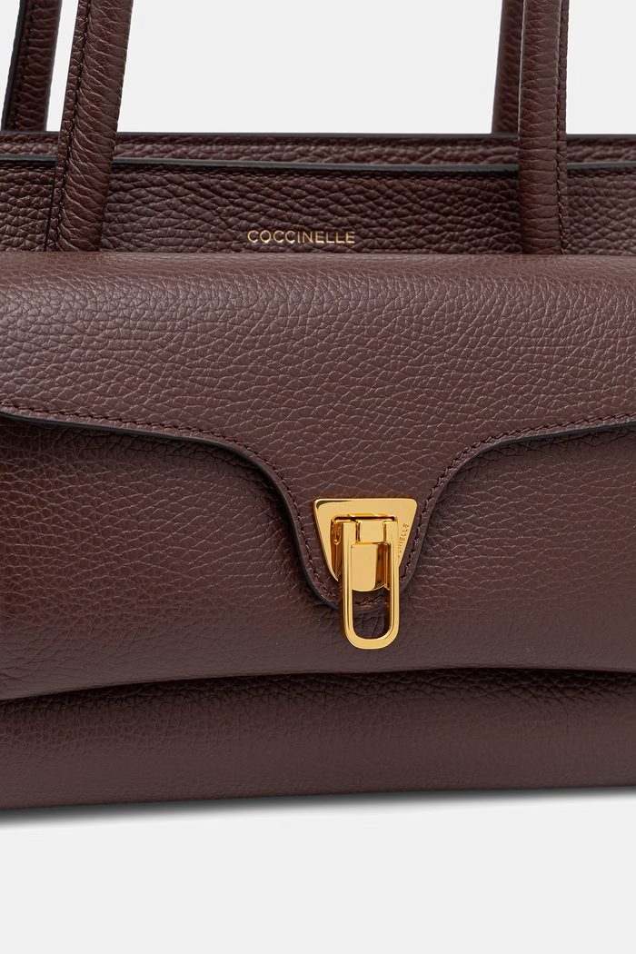 Coccinelle torebka shopper damska skórzana DOUBLE BEAT E1.T8A.11.03.01
