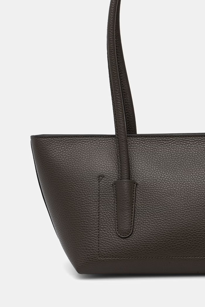 Akcesoria Coccinelle torebka shopper damska skórzana DOUBLE BEAT E1.T8A.11.03.01 zielony
