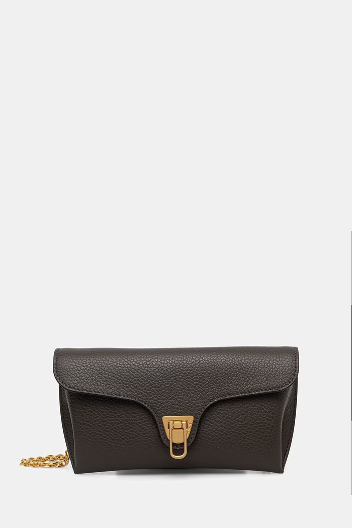 Coccinelle torebka shopper damska skórzana DOUBLE BEAT zielony E1.T8A.11.03.01