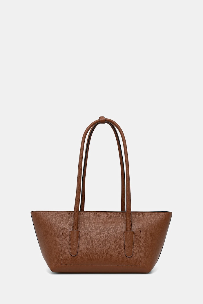 Akcesoria Coccinelle torebka shopper damska skórzana DOUBLE BEAT E1.T8A.11.03.01 brązowy