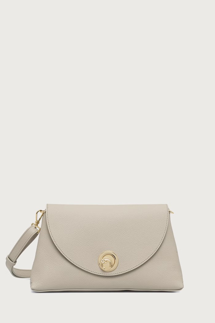 Coccinelle Сумка crossbody для женщин кожаная NIKLA бежевый E1.TOA.12.01.01