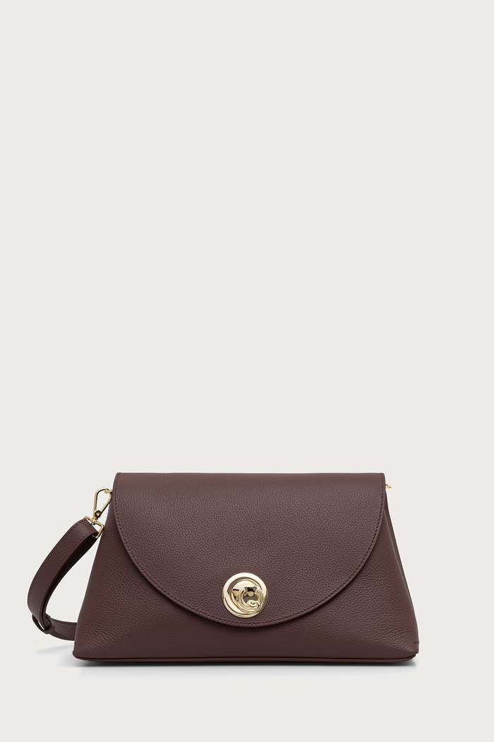 Coccinelle Сумка crossbody для женщин кожаная NIKLA бордо E1.TOA.12.01.01