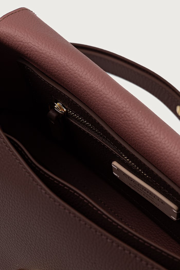Сумка crossbody для женщин кожаная NIKLA Coccinelle бордо E1.TOA.12.01.01