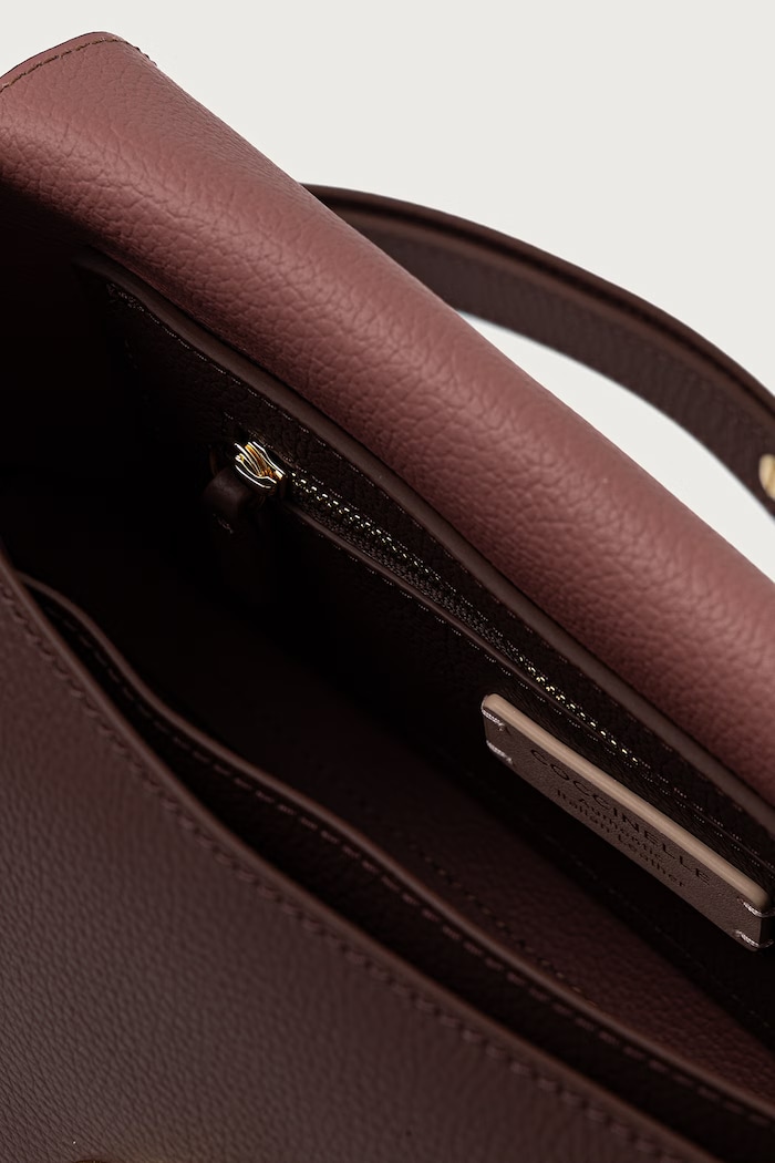 Сумка crossbody для женщин кожаная NIKLA Coccinelle бордо E1.TOA.12.01.01