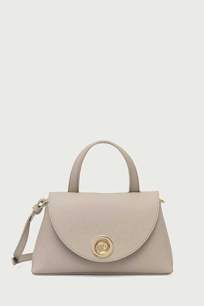Coccinelle Torebka crossbody damska skórzana NIKLA beżowy E1.TOA.18.02.01