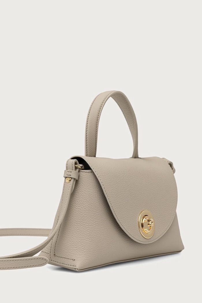 Coccinelle Torebka crossbody damska skórzana NIKLA E1.TOA.18.02.01 beżowy SS26